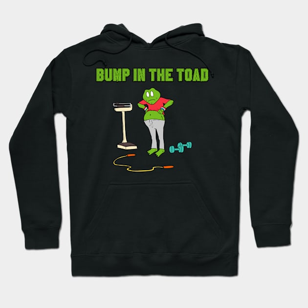 Bump In The Toad Hoodie by King Stone Designs